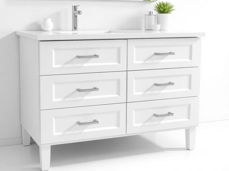 Modern White Vanity