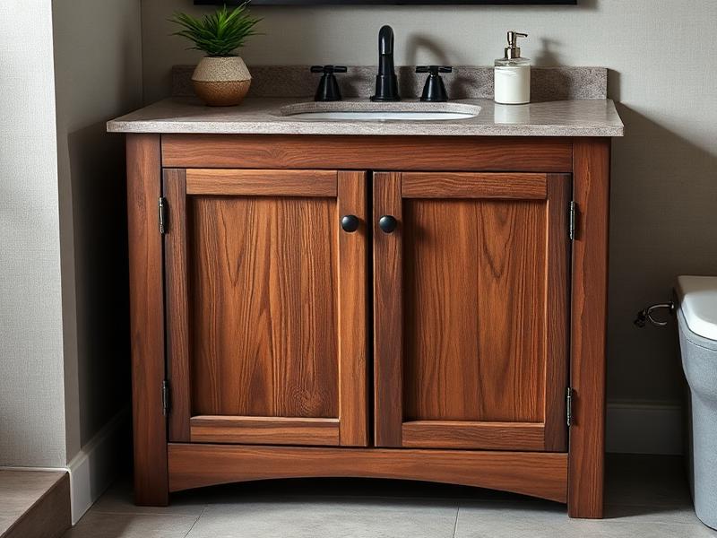 Rustic Oak Cabinet